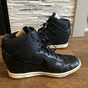 Nike Dunk Sky High Wedge Sneakers 579763-001